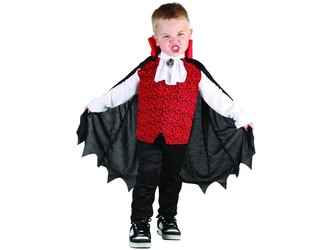 Šaty na karneval - upír, 92 - 104 cm