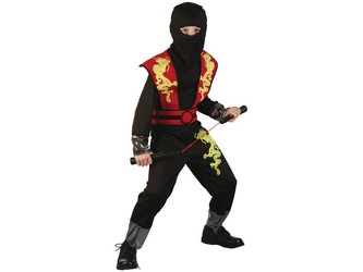 Kostým na karneval - Ninja, 120-130 cm
