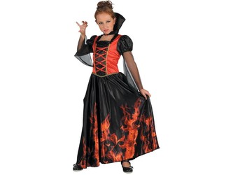 Šaty na karneval - upírka, 130-140 cm