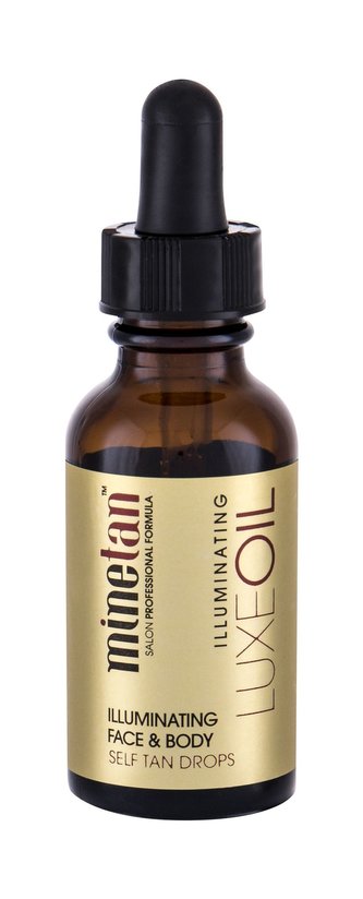 MineTan Luxe Oil Samoopalovací přípravek Illuminating Tan Drops 25 ml Face & Body pro ženy