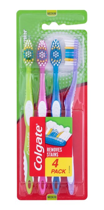 Colgate Premier Clean Zubní kartáček 4 ks Medium unisex