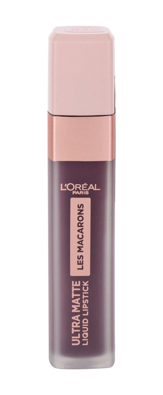 L´Oréal Paris Les Macarons Rtěnka Ultra Matte 7,6 ml 830 Blackcurrant Crush pro ženy