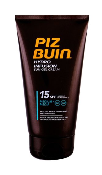 PIZ BUIN Hydro Infusion Opalovací přípravek na tělo Sun Gel Cream 150 ml SPF15 unisex