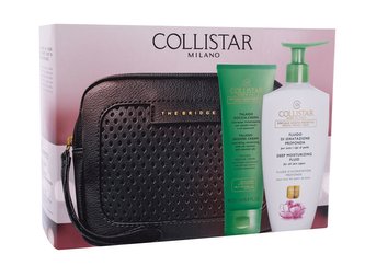 Collistar Special Perfect Body tělové mléko Special Perfect Body Deep Moisturizing Fluid 400 ml + sprchový krém Special Perfect Body Talasso Shower Cream 250 ml + kosmetická taštička The Bridge