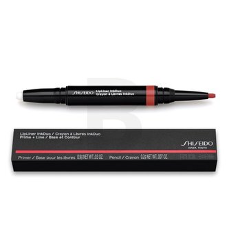 Shiseido Konturovací tužka na rty s balzámem Lipliner InkDuo 1,1 g Odstín 07 Poppy woman