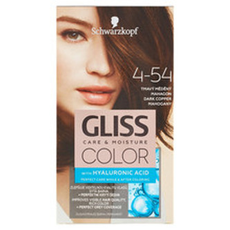 Schwarzkopf Zvýhodněné balení Permanentní barva na vlasy Gliss Color 3 ks Odstín Balení 3 ks - 5-1 Chladný hnědý woman