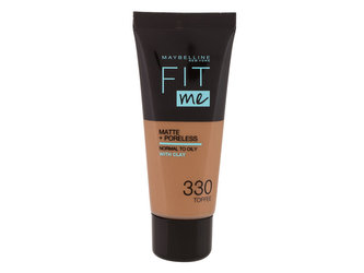 Maybelline Sjednocující make-up s matujícím efektem Fit Me! (Matte & Poreless Make-Up) 30 ml Odstín 330 Toffee woman
