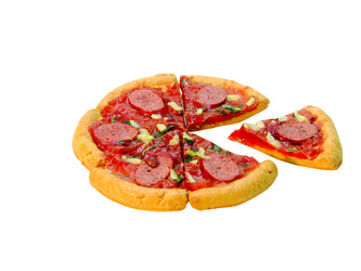 HUHU Pizza Bacon+vegetables 170g