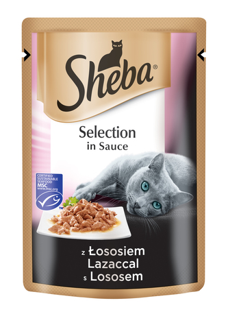 Kap.SHEBA SELECTION łosoś 85g