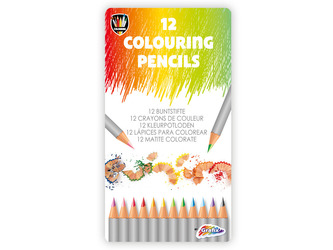 Pastelky v kovové krabičce 12 ks