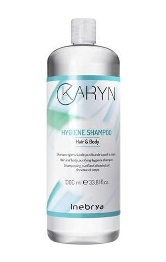 Inebrya Karyn Hygiene dezinfekční čisticí šampon na vlasy a tělo 1000ml