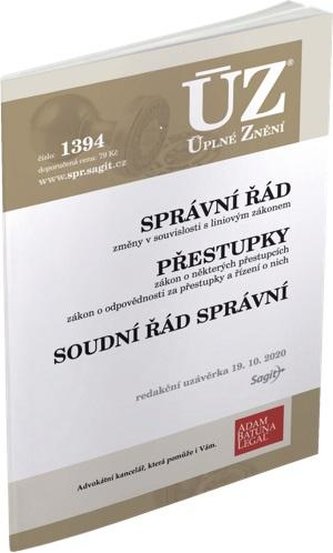 ÚZ 1394 Správní řád, Přestupky