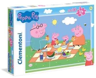Clementoni Puzzle Maxi Prasátko Peppa / 24 dílků Clementoni Puzzle Maxi Prasátko Peppa / 24 dílků