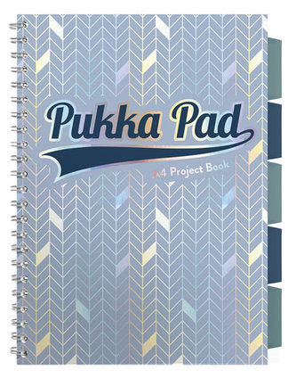 Pukka Pad Projektový blok Glee A4, papír 80g, 100 listů, světle modrý