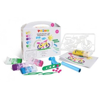 Sada mod. hmot PRIMO NATUR, 5 x 100g, pomůcky, podložka, vykrajovátko KOLO