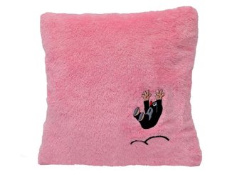 Polštář Krtek hop - růžový