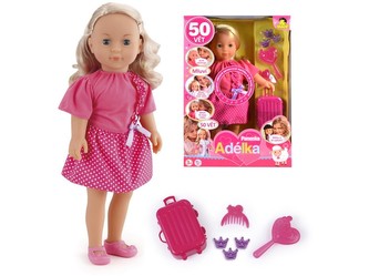 Panenka Adélka, 50 vět, cestovatelka, 38cm