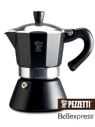 Moka konvice Pezzetti BellExpress 6 šálků černá