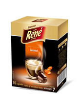 René Espresso káva příchuť Caramel 10x kapsle pro Nespresso