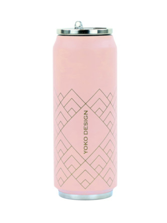 Yoko Design termohrnek 500 ml Art Deco růžový