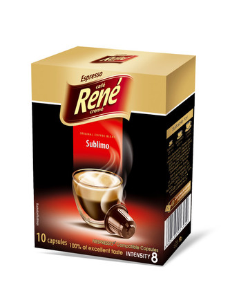 René Sublimo 10x kapsle pro Nespresso