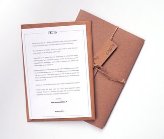 Dopisní sada bez poštovních známek