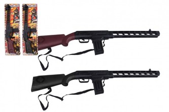Pistole/Puška klapací plast 68cm na kartě