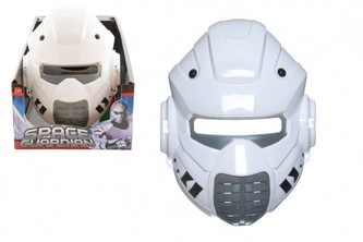 Maska vesmírný ochránce plast 22x17cm karneval / 1 ks