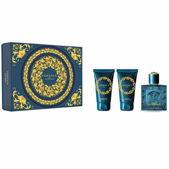 Versace Eros - toaletní voda s rozprašovačem 50 ml + sprchový gel 50 ml + balzám po holení 50 ml man