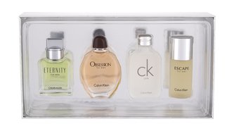 Calvin Klein Mix Giftset toaletní voda Eternity 15 ml + toaletní voda Obsession 15 ml + toaletní voda CK One 15 ml + toaletní voda Escape 15 ml