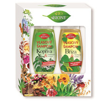 Bione Cosmetics Dárková sada vlasové péče Kopřiva + Bříza woman