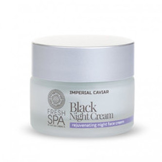 Natura Siberica Černý omlazující pleťový noční krém Fresh Spa Imperial Caviar (Black Night Cream) 50 ml woman