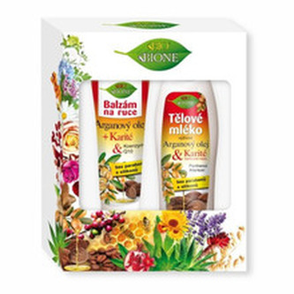 Bione Cosmetics Dárková sada tělové péče Arganový olej + Karité woman
