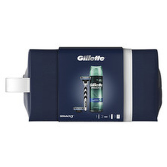 Gillette Dárková sada v kosmetické taštičce se strojkem Mach3 man