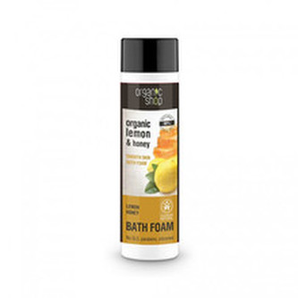 Organic Shop Zvláčňující pěna do koupele Citron a med (Bath Foam) 500 ml woman