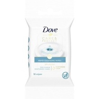 Dove Vlhčené čisticí ubrousky na ruce Care & Protect (Hand Cleansing Wipes) 10 ks unisex
