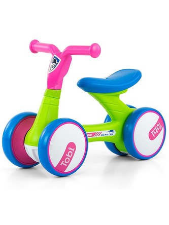 Dětské odrážedlo Milly Mally Tobi pink-green
