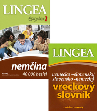 Komplet 2 ks EasyLex Nemčina + Nemecko-slovenský slovensko-nemecký slovník