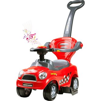 Dětské hrající jezdítko 3v1 Bayo Super Coupe red