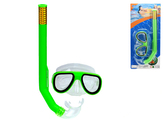 Potápěčská sada brýle 14,5cm se šnorchlem 34cm na kartě