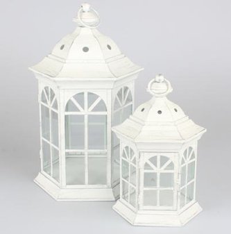 Kovová lucerna - sada 2ks