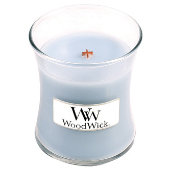 WoodWick oval vase\n Soft chambray 85g