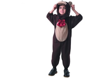 Šaty na karneval - medvídek, 80 - 92 cm