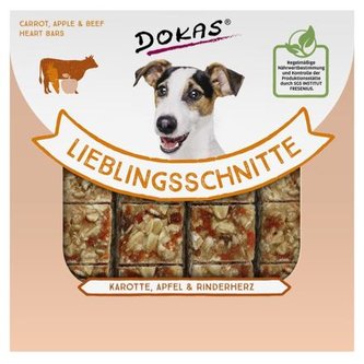 Dokas – Fit tyčinky – mrkev, jablko a hovězí srdce 80 g