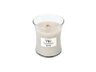 WoodWick oválná váza Warm wool 275g