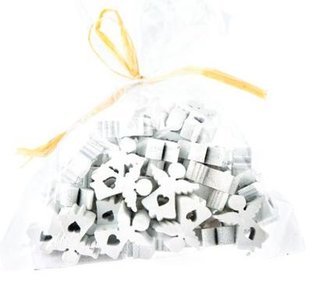 Dřevěný anděl - bílý 50 ks