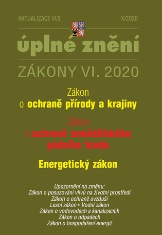 Aktualizace VI/3 Zákon o ochraně přírody a krajiny, Energetický zákon - Ochrana zemědělského půdního fondu