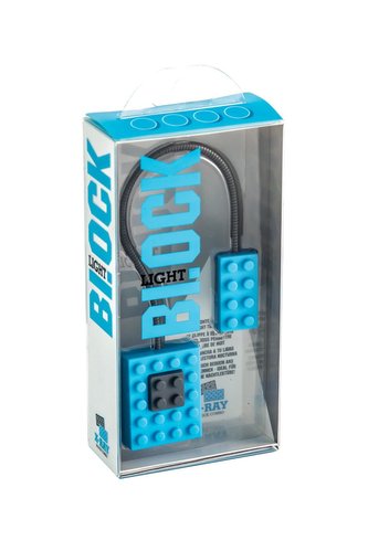 Block Lampička do knížky - modrá