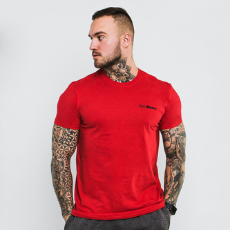 Tričko Basic Cherry Red - GymBeam - Velikost XL