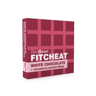 Fitcheat Protein Chocolate - GymBeam - tmavá čokoláda vanilka